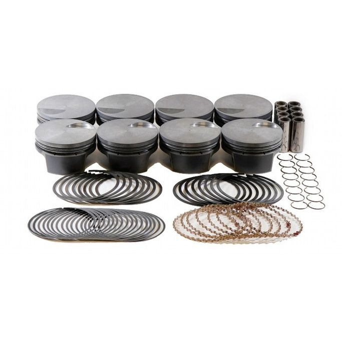 930077100T, MAHLE 930077100T Piston Kit with TBC (509cid 4.500 x 1.645CH, 4.000stroke, 6.135rod, 0.990pin, -3.0cc, 661g, 8.9CR, 4032) for CHEVROLET Big Block в ОАЭ, Дубай. Состояние - новое. Цена ⁦4 720 AED⁩. Фото, контакты продавца | AUTO.AE