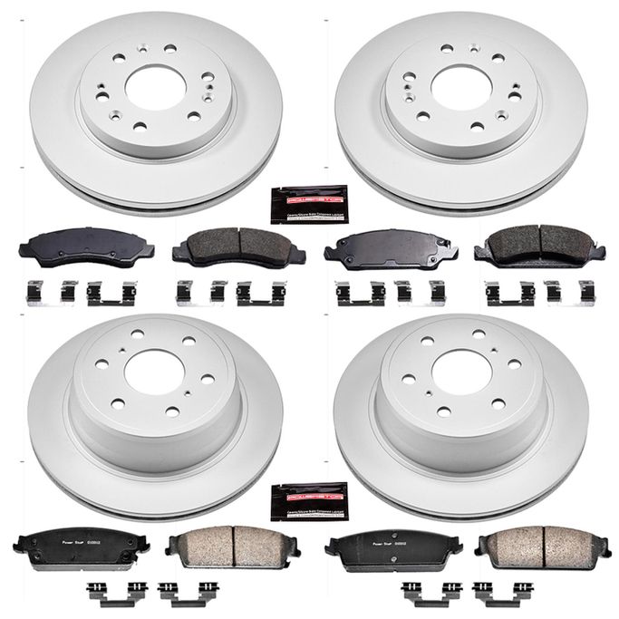PWR-CRK2070, PowerStop Z17 Evolution Plus GEOMET Coated Brake Kits CRK2070 в ОАЭ, Дубай. Состояние - новое. Цена 2 040 AED. Фото, контакты продавца | AUTO.AE