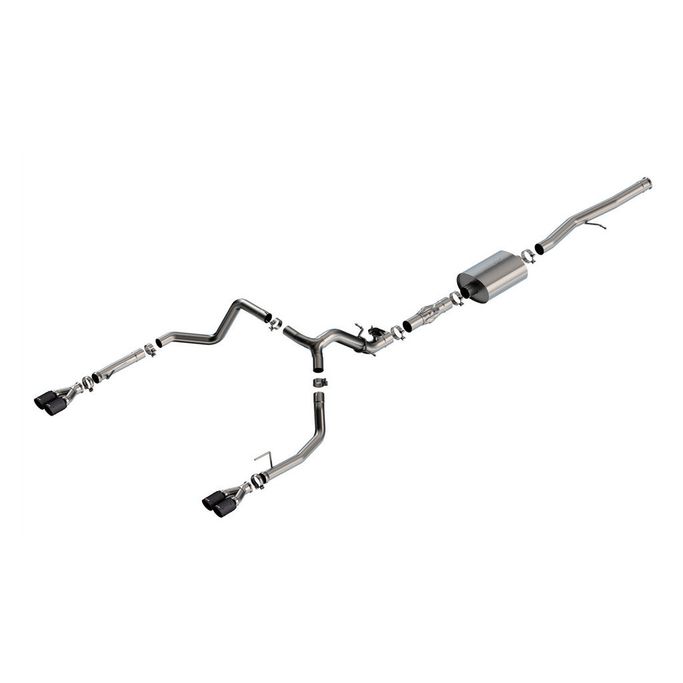 140997CFBA, BORLA 140997CFBA Cat-Back Exhaust System 2.75" ATAK (3.5" Carbon Fiber Tips) for CHEVROLET Silverado 1500 2024 / GMC Sierra 1500 2024 in UAE, Dubai. Condition - new. Price ⁦13,520 AED⁩. Photo, seller contacts | AUTO.AE