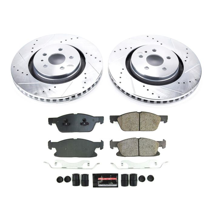 PWR-K8960, PowerStop Z23 Evolution Sport Brake Upgrade Kits for 2017-2020 CONTINENTAL, MKZ, 2017-2019 FUSION - K8960 في الإمارات العربية المتحدة, دبي. Condition - new. Price ⁦1,460 AED⁩. Photo, seller contacts | AUTO.AE