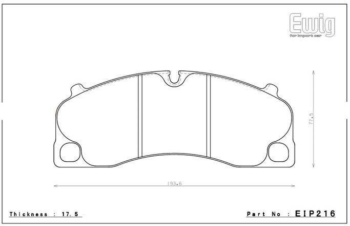 EIP216MA45B, ENDLESS EIP216MA45B Front brake pads PORSCHE 991 Carrera 13+ (PCCB) in UAE, Dubai. Condition - new. Price 2,340 AED. Photo, seller contacts | AUTO.AE