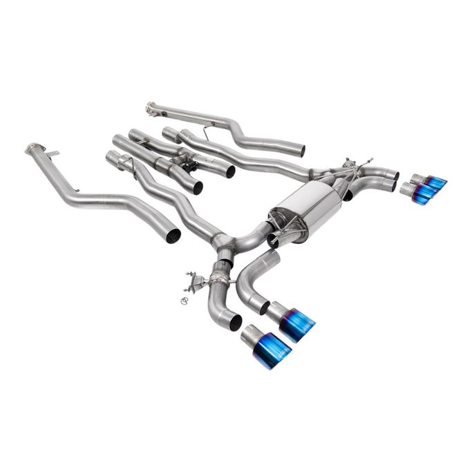 SSXBM1230, MILLTEK SSXBM1230 Cat-Back Exhaust, 3.15" (Blue Titanium GT-100 Trims) for BMW M5 / M5 Competition LCI (F90) OPF/GPF in UAE, Dubai. Condition - new. Price ⁦31,890 AED⁩. Photo, seller contacts | AUTO.AE