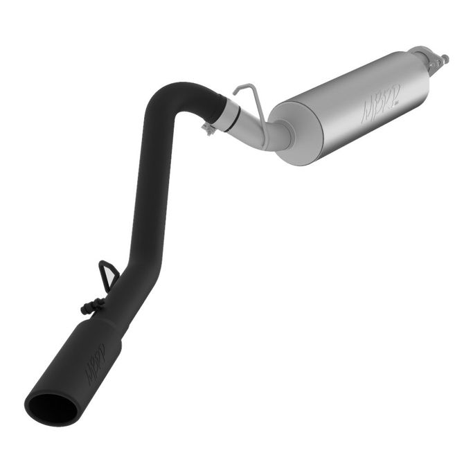 S5500BLK, MBRP S5500BLK Cat-Back 2.5" Armor BLK (Black-Coated Aluminized Steel / Single) for JEEP Wrangler (TJ) 2000-2006 في الإمارات العربية المتحدة, دبي. Condition - new. Price ⁦2,240 AED⁩. Photo, seller contacts | AUTO.AE