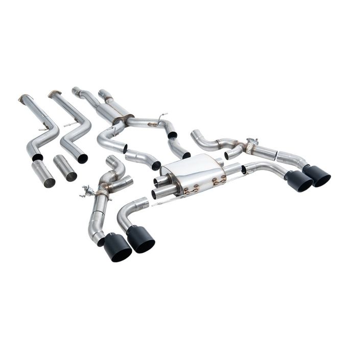 SSXBM1263, MILLTEK SSXBM1263 Cat-Back Exhaust, 3.15" (Cerakote Black Trims) for BMW X3M (G01) / X4M (G02) في الإمارات العربية المتحدة, دبي. Condition - new. Price ⁦27,430 AED⁩. Photo, seller contacts | AUTO.AE