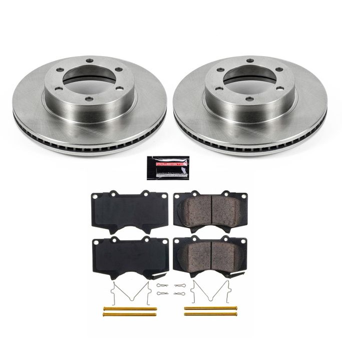 PWR-KOE2324, PowerStop Z17 Evolution Plus Stock Replacement Brake Kits for 2001-2007 SEQUOIA, 2000-2006 TUNDRA - KOE2324 in UAE, Dubai. Condition - new. Price 790 AED. Photo, seller contacts | AUTO.AE