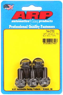 744-0750, ARP 744-0750 SAE Bolt Kit 3/8-24 x .750 12pt 7/16 wrenching black oxide bolts في الإمارات العربية المتحدة, دبي. Condition - new. Price 190 AED. Photo, seller contacts | AUTO.AE