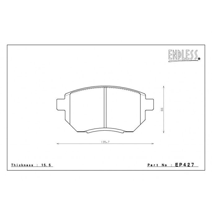 EP427SSY, ENDLESS EP427SSY Front brake pads INFINITI FX 35/FX 45 (03-05)/NISSAN (04-08) في الإمارات العربية المتحدة, دبي. Condition - new. Price ⁦720 AED⁩. Photo, seller contacts | AUTO.AE
