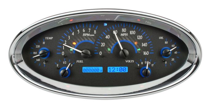 DAK-VHX-1017-C-B, Dakota Digital VHX Series Elliptical Analog Gauge Kits VHX-1017-C-B в ОАЭ, Дубай. Состояние - новое. Цена ⁦4 520 AED⁩. Фото, контакты продавца | AUTO.AE