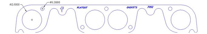FOG-7092S, Flatout Gaskets Header Gaskets 7092S في الإمارات العربية المتحدة, دبي. Condition - new. Price 240 AED. Photo, seller contacts | AUTO.AE