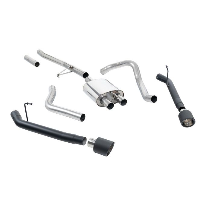 SSXJP110, MILLTEK SSXJP110 Cat-Back Exhaust, 2.76" (Carbon JET-115 Tips) for JEEP Gladiator 3.6 (JT) 2020- in UAE, Dubai. Condition - new. Price 11,570 AED. Photo, seller contacts | AUTO.AE