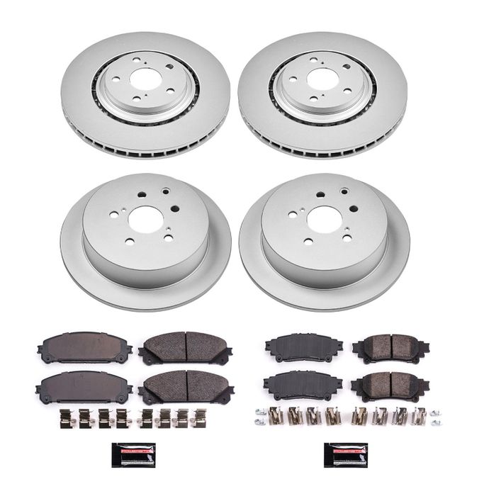 PWR-CRK5828, PowerStop Z17 Evolution Plus GEOMET Coated Brake Kits CRK5828 в ОАЭ, Дубай. Состояние - новое. Цена 1 770 AED. Фото, контакты продавца | AUTO.AE
