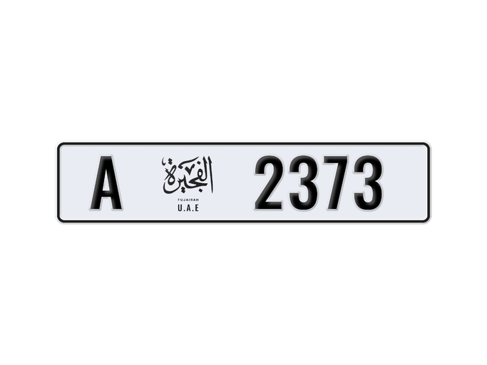 Продажа номерного знака A 2373 в ОАЭ, Фуджейра. 4 знака частная машина | AUTO.AE | Объявление #285126