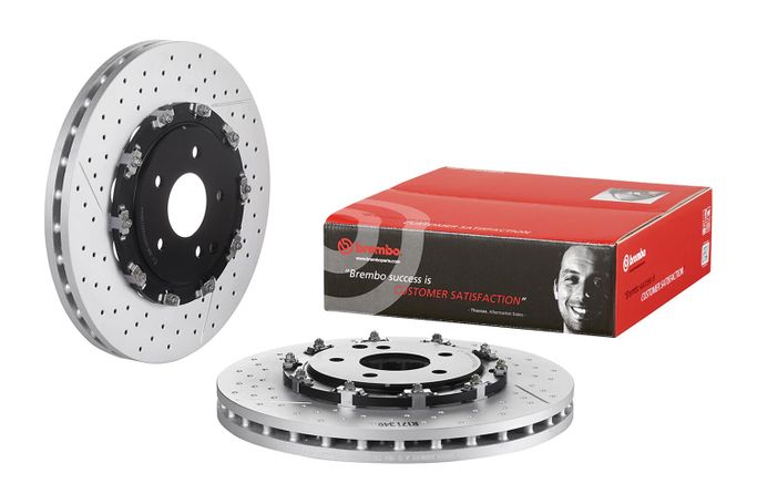 BBO-09-9254-33, Brembo Prime UV Coated Brake Rotors for 2005-2006 CLK55 AMG, SLK55 AMG - 09.9254.33 في الإمارات العربية المتحدة, دبي. Condition - new. Price ⁦1,900 AED⁩. Photo, seller contacts | AUTO.AE