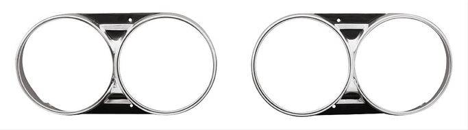 OPG-9566CHB, RESTOPARTS® Manufactured Headlight Bezels for 1966 CHEVELLE, EL CAMINO, MALIBU - 9566CHB في الإمارات العربية المتحدة, دبي. Condition - new. Price ⁦530 AED⁩. Photo, seller contacts | AUTO.AE