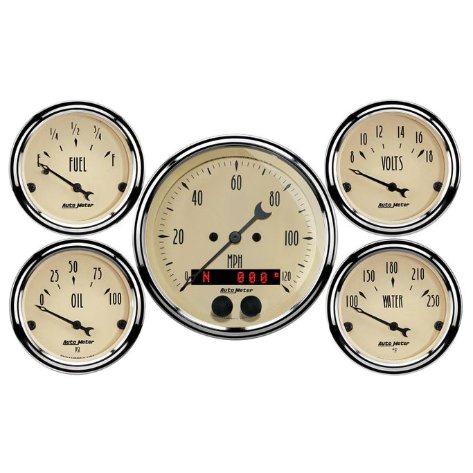 ATM-1850, AutoMeter Antique Beige Analog Gauge Kits 1850 في الإمارات العربية المتحدة, دبي. Condition - new. Price ⁦2,430 AED⁩. Photo, seller contacts | AUTO.AE