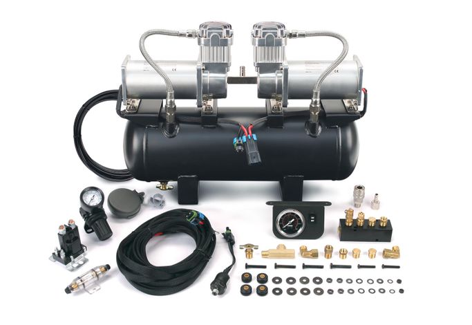 VAR-30018, VIAIR 2on2 Bolt-On Platform Air Compressors 30018 في الإمارات العربية المتحدة, دبي. Condition - new. Price 3,660 AED. Photo, seller contacts | AUTO.AE