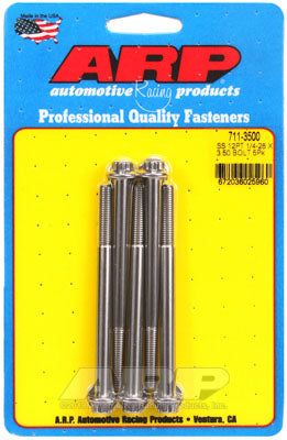 711-3500, ARP 711-3500 SAE Bolt Kit 1/4-28 x 3.500 12pt SS bolts في الإمارات العربية المتحدة, دبي. Condition - new. Price 220 AED. Photo, seller contacts | AUTO.AE
