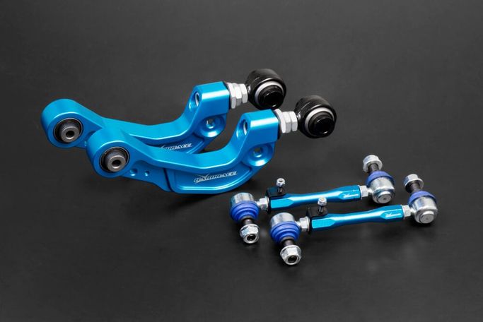 Q1244, HARDRACE Q1244 Rear camber arm + stab.Link kit (harden rubber) - 4pcs/set for LEXUS RX 22+ в ОАЭ, Дубай. Состояние - новое. Цена ⁦2 330 AED⁩. Фото, контакты продавца | AUTO.AE