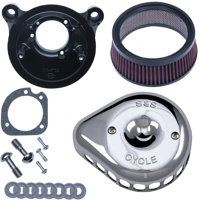 SSY-170-0441, S&S Cycle Mini Teardrop Stealth Air Cleaner Kits 170-0441 في الإمارات العربية المتحدة, دبي. Condition - new. Price ⁦1,950 AED⁩. Photo, seller contacts | AUTO.AE