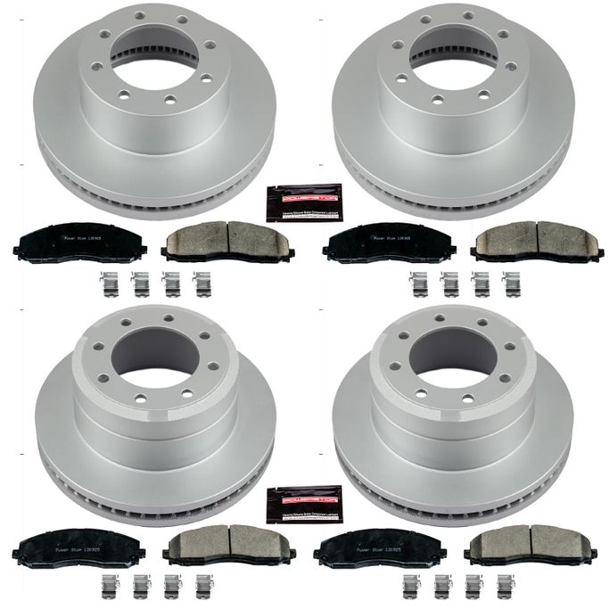 PWR-CRK6405, PowerStop Z17 Evolution Plus GEOMET Coated Brake Kits for 2012-2022 F-250 SUPER DUTY, 2013-2022 F-350 SUPER DUTY - CRK6405 в ОАЭ, Дубай. Состояние - новое. Цена ⁦3 740 AED⁩. Фото, контакты продавца | AUTO.AE