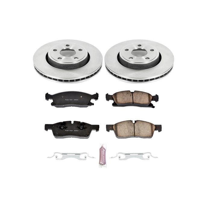 PWR-KOE5951, PowerStop Z17 Evolution Plus Stock Replacement Brake Kits for 2011-2020 DURANGO, 2011-2016 GRAND CHEROKEE - KOE5951 in UAE, Dubai. Condition - new. Price 1,030 AED. Photo, seller contacts | AUTO.AE
