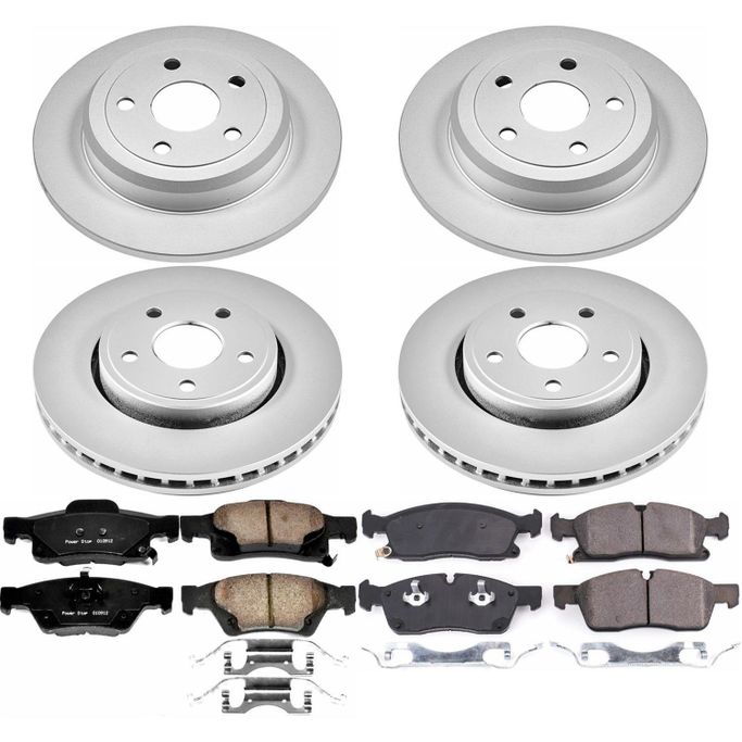 PWR-CRK7413, PowerStop Z17 Evolution Plus GEOMET Coated Brake Kits for 2017-2020 GRAND CHEROKEE - CRK7413 في الإمارات العربية المتحدة, دبي. Condition - new. Price 2,130 AED. Photo, seller contacts | AUTO.AE