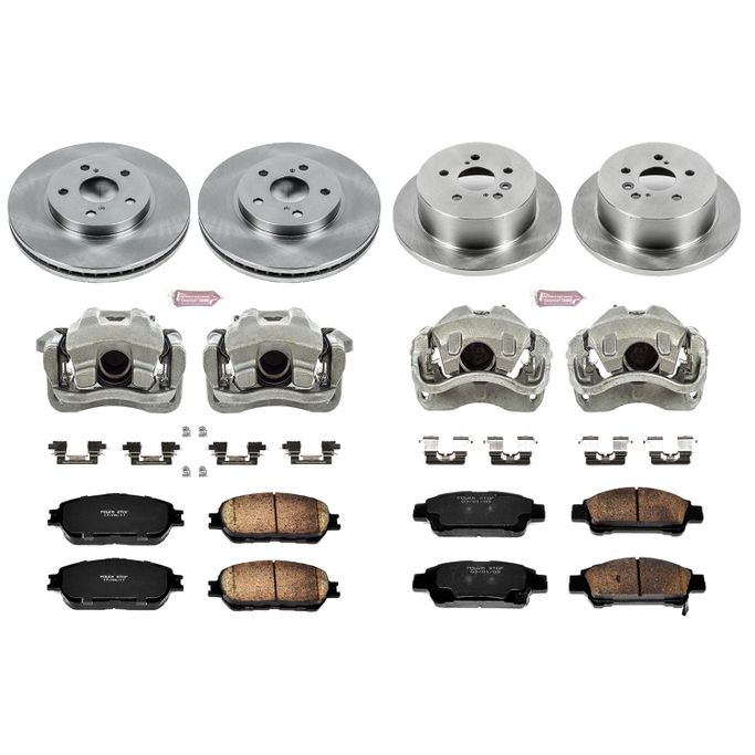 PWR-KCOE5476, PowerStop Z17 Evolution Plus Stock Replacement Brake Kits with Calipers for 2004-2010 SIENNA - KCOE5476 في الإمارات العربية المتحدة, دبي. Condition - new. Price 2,600 AED. Photo, seller contacts | AUTO.AE