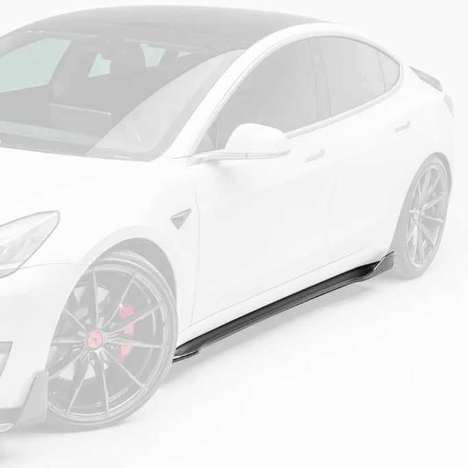 TEV1030, VORSTEINER TEV1030 Side Skirt VOLTA (Gloss Carbon) for TESLA Model 3 2017- в ОАЭ, Дубай. Состояние - новое. Цена 8 620 AED. Фото, контакты продавца | AUTO.AE