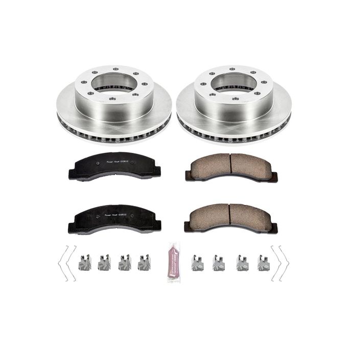 PWR-KOE1885, PowerStop Z17 Evolution Plus Stock Replacement Brake Kits for 1999 F-250 SUPER DUTY, F-350 SUPER DUTY - KOE1885 в ОАЭ, Дубай. Состояние - новое. Цена ⁦1 110 AED⁩. Фото, контакты продавца | AUTO.AE