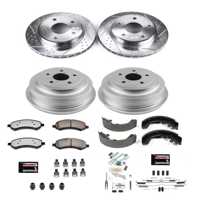 PWR-K15254DK-36, PowerStop Z36 Truck and Tow Disc and Drum Brake Upgrade Kits for 2005-2011 DAKOTA, 2006-2009 RAIDER - K15254DK-36 في الإمارات العربية المتحدة, دبي. Condition - new. Price ⁦3,190 AED⁩. Photo, seller contacts | AUTO.AE