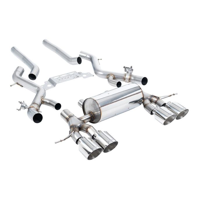 SSXBM1301, MILLTEK SSXBM1301 Secondary Cat-Back Exhaust, 3" (Polished GT-115 Trims) for BMW M2 (G87) Non-OPF/GPF في الإمارات العربية المتحدة, دبي. Condition - new. Price ⁦17,830 AED⁩. Photo, seller contacts | AUTO.AE