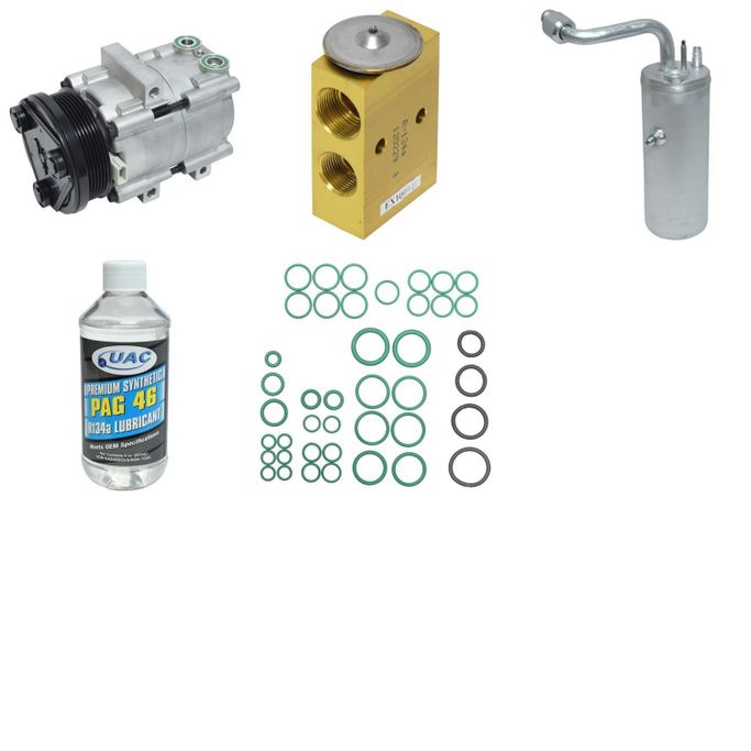 UAC-KT1549, Universal Air Conditioner Compressor Kits for 1997-2001 E-150 ECONOLINE, 2000-2001 E-250 ECONOLINE - KT 1549 in UAE, Dubai. Condition - new. Price 1,020 AED. Photo, seller contacts | AUTO.AE