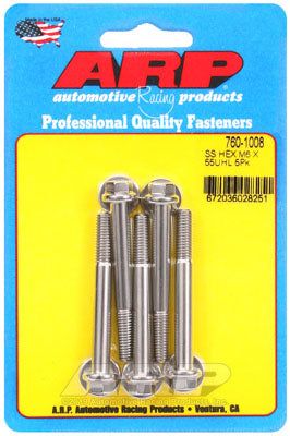 760-1008, ARP 760-1008 Metric Thread Bolt Kit M6 x 1.00 x 55 hex SS bolts في الإمارات العربية المتحدة, دبي. Condition - new. Price 240 AED. Photo, seller contacts | AUTO.AE