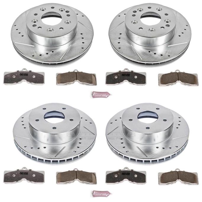PWR-K2597-26, PowerStop Z26 Street Warrior Brake Upgrade Kits for 1965-1982 CORVETTE - K2597-26 в ОАЭ, Дубай. Состояние - новое. Цена ⁦2 470 AED⁩. Фото, контакты продавца | AUTO.AE