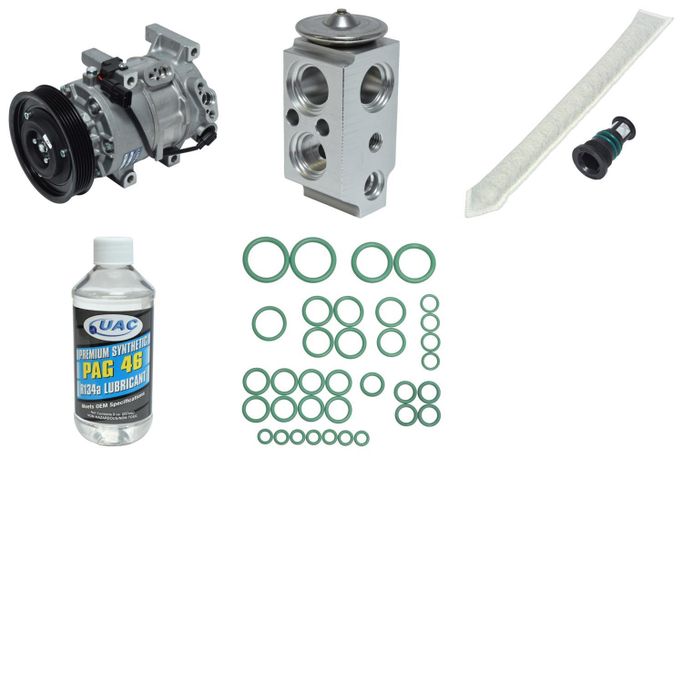 UAC-KT4705, Universal Air Conditioner Compressor Kits for 2014-2017 ACCENT - KT 4705 in UAE, Dubai. Condition - new. Price 1,570 AED. Photo, seller contacts | AUTO.AE