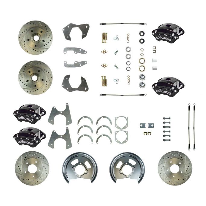 RSD-FSC664WKCS, The Right Stuff Performance Series Front and Rear Disc Brake Conversion Kits for 1965-1968 BEL AIR, BISCAYNE, IMPALA - FSC664WKCS in UAE, Dubai. Condition - new. Price 4,570 AED. Photo, seller contacts | AUTO.AE