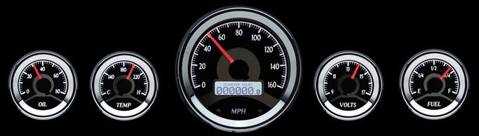 DAK-VHX-1050-K-W, Dakota Digital VHX Series Universal Round Analog Gauge Kits VHX-1050-K-W в ОАЭ, Дубай. Состояние - новое. Цена ⁦3 930 AED⁩. Фото, контакты продавца | AUTO.AE