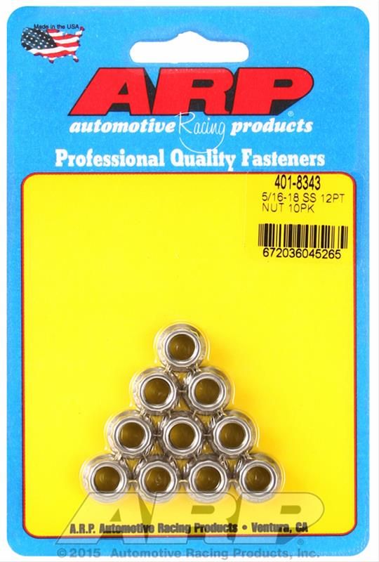 ARP-401-8343, ARP 12-Point Nuts 401-8343 в ОАЭ, Дубай. Состояние - новое. Цена 150 AED. Фото, контакты продавца | AUTO.AE