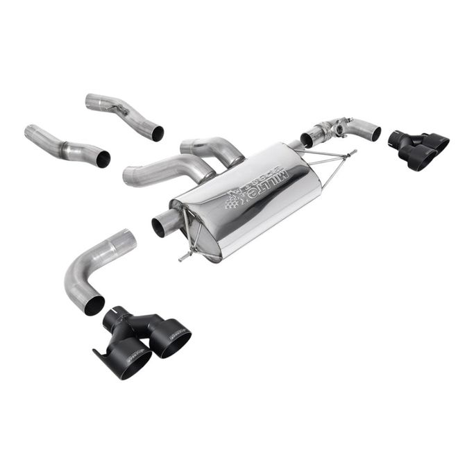 SSXBM1221, MILLTEK SSXBM1221 Axle-Back Exhaust, 3" (Cerakote Black GT-100 Trims) for BMW M240i Xdrive (G42) in UAE, Dubai. Condition - new. Price ⁦12,980 AED⁩. Photo, seller contacts | AUTO.AE