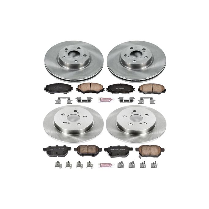 PWR-KOE4140, PowerStop Z17 Evolution Plus Stock Replacement Brake Kits for 2009-2019 COROLLA, 2009-2013 MATRIX, 2009-2010 VIBE - KOE4140 في الإمارات العربية المتحدة, دبي. Condition - new. Price 910 AED. Photo, seller contacts | AUTO.AE