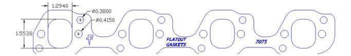 FOG-7075S, Flatout Gaskets Header Gaskets 7075S في الإمارات العربية المتحدة, دبي. Condition - new. Price 240 AED. Photo, seller contacts | AUTO.AE