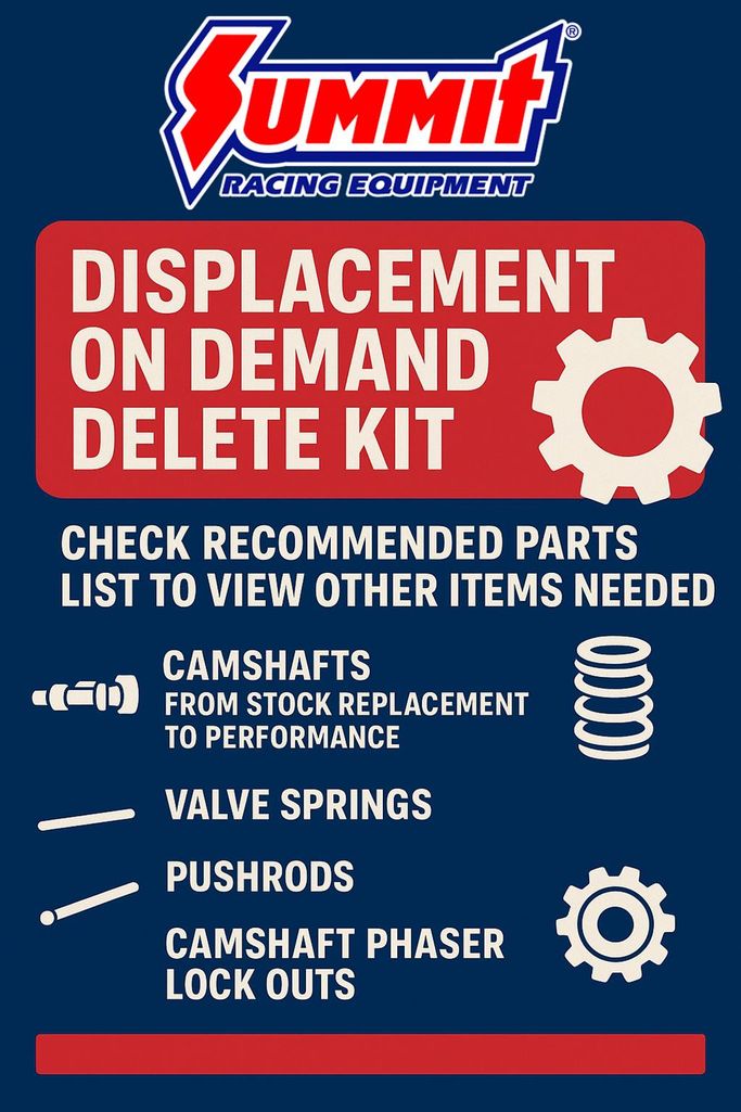 CMB-09-0048, Summit Racing™ Cylinder Deactivation Delete Combo Pro Packs 09-0048 في الإمارات العربية المتحدة, دبي. Condition - new. Price 4,100 AED. Photo, seller contacts | AUTO.AE