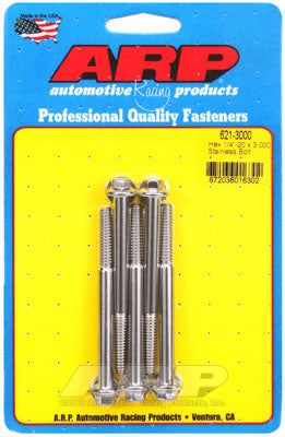 621-3000, ARP 621-3000 SAE Bolt Kit 1/4-20 x 3.000 hex SS bolts في الإمارات العربية المتحدة, دبي. Condition - new. Price 220 AED. Photo, seller contacts | AUTO.AE