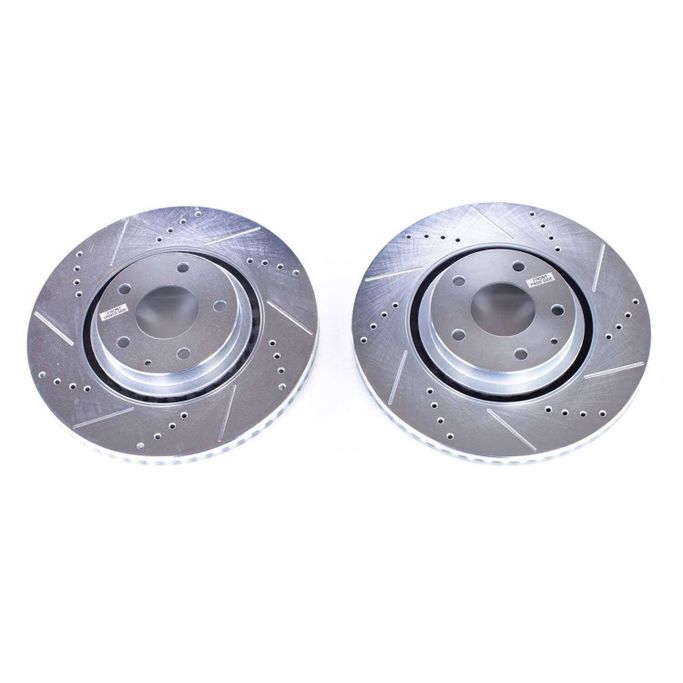 PWR-JBR1741XPR, PowerStop Evolution Drilled and Slotted Rotors for 2019-2020 6, 2019-2025 CX-5, 2016-2023 CX-9 - JBR1741XPR in UAE, Dubai. Condition - new. Price ⁦1,170 AED⁩. Photo, seller contacts | AUTO.AE