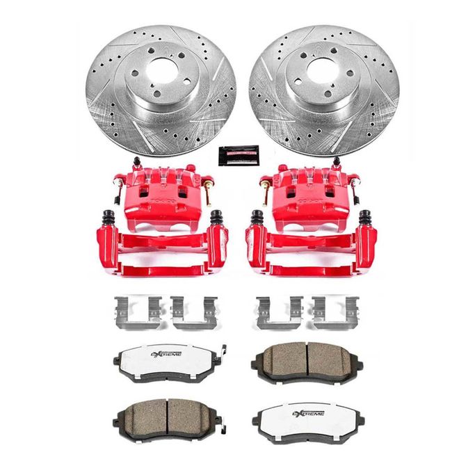 PWR-KC2373-26, PowerStop Z26 Street Warrior Brake Upgrade Kits with Calipers KC2373-26 в ОАЭ, Дубай. Состояние - новое. Цена ⁦2 120 AED⁩. Фото, контакты продавца | AUTO.AE