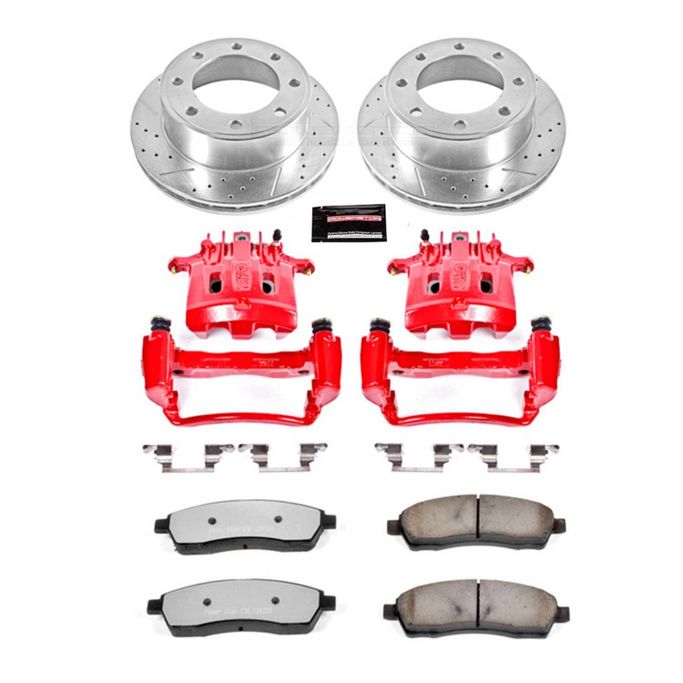 PWR-KC1890-36, PowerStop Z36 Truck and Tow Brake Upgrade Kits with Calipers for 1999-2000 F-350 SUPER DUTY, F-250 SUPER DUTY, 2000 EXCURSION - KC1890-36 في الإمارات العربية المتحدة, دبي. Condition - new. Price ⁦2,630 AED⁩. Photo, seller contacts | AUTO.AE