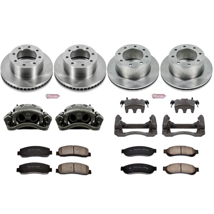 PWR-KCOE2895, PowerStop Z17 Evolution Plus Stock Replacement Brake Kits with Calipers for 2007-2008 F-250 SUPER DUTY, 2007-2010 F-350 SUPER DUTY - KCOE2895 في الإمارات العربية المتحدة, دبي. Condition - new. Price ⁦4,110 AED⁩. Photo, seller contacts | AUTO.AE
