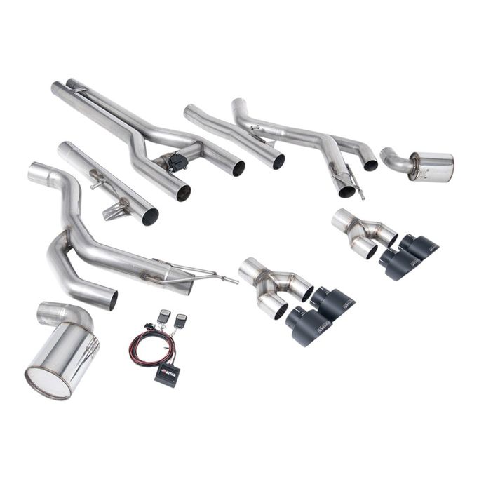 SSXDOD102, MILLTEK SSXDOD102 Front Pipe-Back Exhaust, 3" (Cerakote Black GT-100 Tips) for DODGE Challenger SRT Hellcat 2015-2022 في الإمارات العربية المتحدة, دبي. Condition - new. Price 23,120 AED. Photo, seller contacts | AUTO.AE
