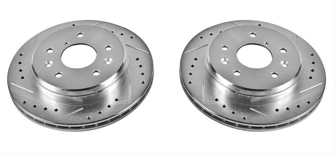 PWR-JBR-383XPR, PowerStop Evolution Drilled and Slotted Rotors for 1986-1991 RX-7 - JBR383XPR في الإمارات العربية المتحدة, دبي. Condition - new. Price 400 AED. Photo, seller contacts | AUTO.AE
