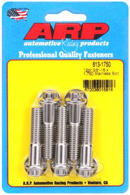 613-1750, ARP 613-1750 SAE Bolt Kit 3/8-16 x 1.750 12pt SS bolts في الإمارات العربية المتحدة, دبي. Condition - new. Price 230 AED. Photo, seller contacts | AUTO.AE